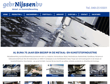 Tablet Screenshot of gebr-nijssen.nl